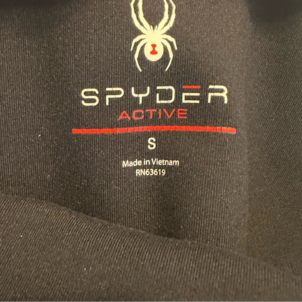 Spyder Active Women’s Black Leggings Size Small Pockets Preowned GUC - Picture 3 of 7